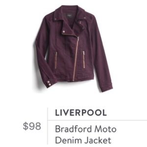 NWOT Liverpool Stitchfix Bradford Moto Jacket L